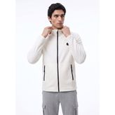 Discovery Expedition D5WM-SWT3301 Beyaz Dik Basic Erkek Polar Sweatshırt