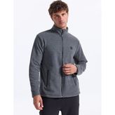 Discovery Expedition D5Wm-Swt3301 Dik Yaka Basic Düz Erkek Polar Sweatshırt, Antrasit Melanj, 2Xl