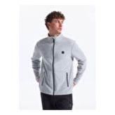 Discovery Expedition D5WM-SWT3301 Gri Dik Basic Erkek Polar Sweatshırt