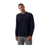 Discovery Expedition D5Wm-Swt3872 Bisiklet Yaka Relaxed Baskılı Erkek Sweatshırt, Lacivert, Xl