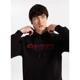 Discovery Expedition Siyah Erkek Kapüşon Relaxed Baskılı Sweatshirt D5WM-SWT3854