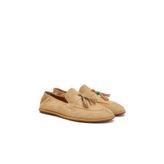 Dıvarese Bej Kadın Süet Loafer