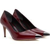 Divarese Dıvarese Bordo Deri Stiletto