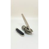 Divitpen Sis Silver Black Roller Kalem