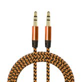 Diwu Aux Stereo 3.5 mm Bakır Data Ses Örgü Kablo
