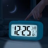 Diwu Optik Masaüstü Saat Takvim Mavi Termometre