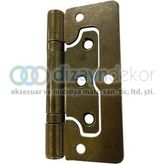 Dizaynaks 10 cm Kelebek Kapı Menteşesi Antik Bronz