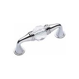 Dizaynaks Kristal Cam Kulp 64 Mm. Krom