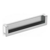 Dizaynaks Yarım Kenar Gömme Kulp Mat Krom 128 mm