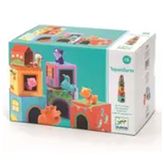 Djeco +1,5 Yaş 12 Parça Topanifarm Küpler