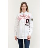Dkny Beyaz Gömlek, L, D2B4A106, WHITE, Kadın