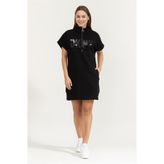 Dkny Elbise, L, DP2D4040, BLACK, Kadın