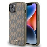 DKNY iPhone 14 Grid Pattern 3D MagSafe Uyumlu Kılıf