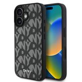 DKNY iPhone 16 Grid Pattern 3D MagSafe Uyumlu Kılıf