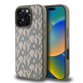 DKNY iPhone 16 Pro Max Grid Pattern 3D MagSafe Uyumlu Kılıf