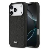 DKNY iPhone 17 Pro Grid Pattern 3D MagSafe Uyumlu Kılıf