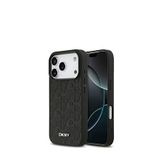 Dkny Iphone 17 Pro Grid Pattern 3d Magsafe Uyumlu Telefon Kılıfı - Siyah