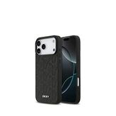 Dkny Iphone 17 Pro Max Grid Pattern 3d Magsafe Uyumlu Telefon Kılıfı - Siyah