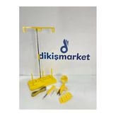 Dm Dikişmarket Ev Tipi Dikiş Makinası Seti Sarı