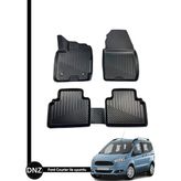 Dnz Ford Courier 3D Havuzlu Paspas - Siyah