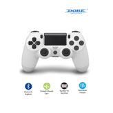 Dobe Ps4-Pc-Android Box-Android-Ios Telefon Tablet Uyumlu Titreşimli Bluetooth Oyun Kolu - Beyaz
