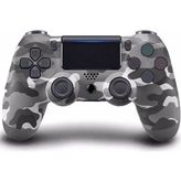 Dobe Ps4-Pc-Android Box-Android-Ios Telefon Tablet Uyumlu Titreşimli Bluetooth Oyun Kolu - Gri Kamuflaj