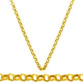 Doç Halka 14 Ayar Altın Zincir - 45 Cm