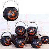 Dodomar Halloween Bal Kabağı Mumluk Tekli 10 Cm Siyah
