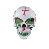 Dodomar Halloween Maske Kuru kafa Işıklı Yeşil Teller
