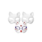 DOĞABEREN Boyanabilir Karton Kedi Maske