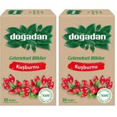 Doğadan Kuşburnu Bitkisel Çay - 20 Poşet Çay 2li paket