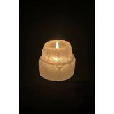 Doğal Beyaz Selenit Tealight Mumluk 44