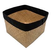 Doğal Hasır Seagrass Kutu 25*25*20 Bej