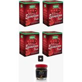 Doğal Natural Kuvvet Mesir Atom Bitkisel Epimedyumlu1 Macun 4X240 gr + Aks Ginseng 43 gr - 1 Adet