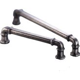 Doğanlar Kapı Kolları 128 mm Gusto Antik Gümüş Mobilya Kulp
