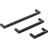 Doğanlar Kapı Kolları Doğanlar AL349 Kulp Mat Siyah 128 mm