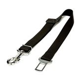 Doggie Dokumadan El Yapımı Kemerli Siyah 2.5x50-80 cm Köpek İçin Emniyet Bağlantı Aparatı