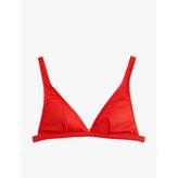 Dokulu V Yaka Bralet Bikini Üst