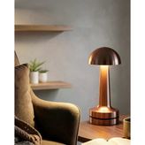 Dokunmatik Mantar Gece Lambası Bronz 3 Mod Led