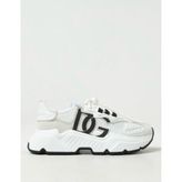 Dolce & Gabbana Mixed Material Daymaster Sneakers - Beyaz