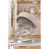 Dolly 2in1 Otomatik Sallanan Kademe Ayarlı Beşik ve Anakucağı -Kahve - Kahverengi