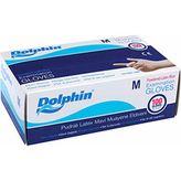 Dolphin Latex Pudralı Eldiven Mavi 100'lü Paket (Medium)