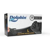 Dolphin Siyah Nitril Eldiven 100 Adet L