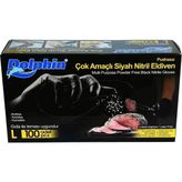 Dolphin Siyah Nitril Eldiven - 18