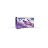 Dolphin Tek Kullanımlık Lila Nitril Eldiven - Muayne Eldiveni Medium Orta Boy - 100'lü Paket
