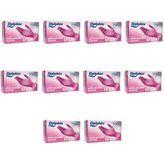 Dolphin Tek Kullanımlık Pembe Nitril Eldiven - Muayne Eldiveni Medium Orta Boy - 100'lü 10 Paket