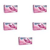 Dolphin Tek Kullanımlık Pembe Nitril Eldiven - Muayne Eldiveni Medium Orta Boy - 100'lü 5 Paket