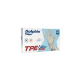 Dolphin Tpe Eldiven Krem 100LÜ Medium Kullan At Eldiven 3'li Ekonomik Paket - 3 Adet