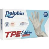 Dolphin Tpe Eldiven Krem 100LÜ Small - Tek Kullanımlık Eldiven 2'li Ekonomik Paket - 2 Adet