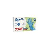 Dolphin Tpe Eldiven Mavi 100Lü Large - Tek Kullanımlık Eldiven - 2 Adet